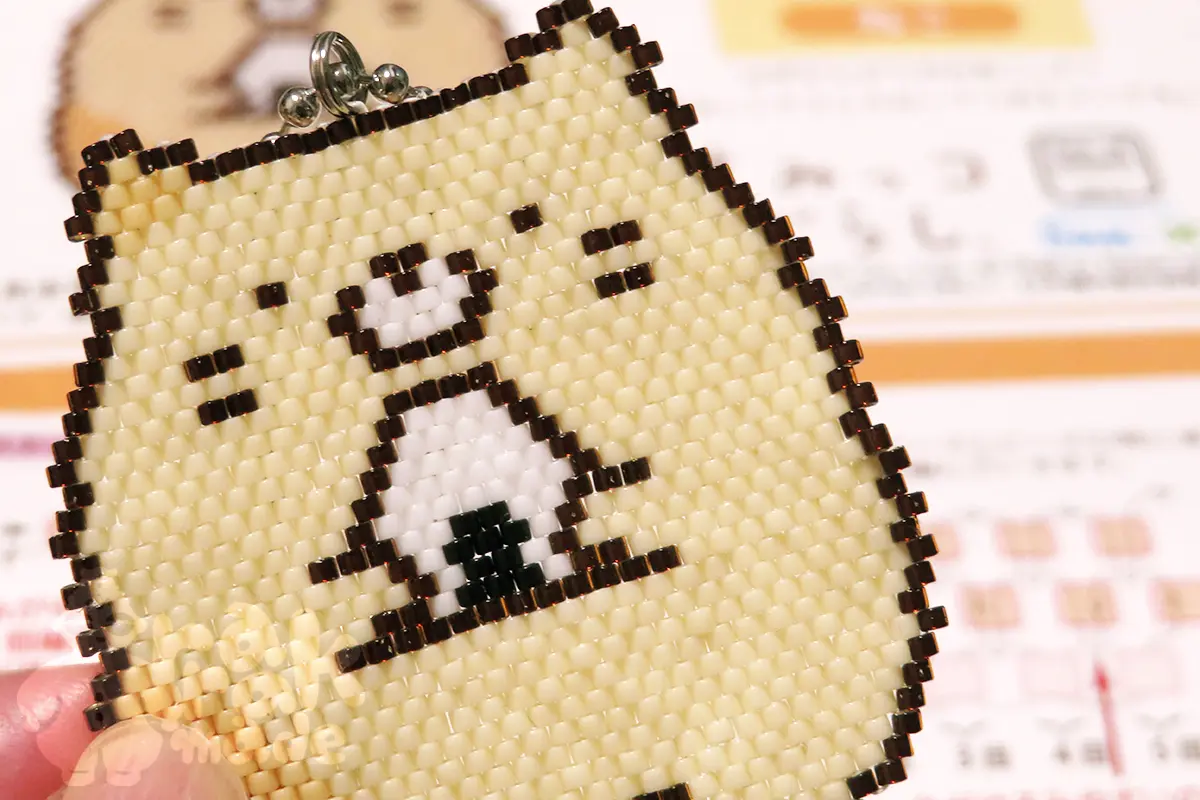 フェリシモすみっこぐらしのビーズステッチのキット。